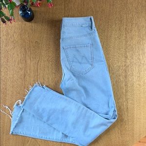 MOTHER cropped denim